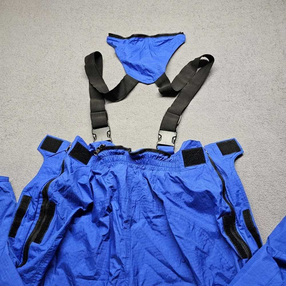 The North Face Summit Series Gore-Tex XCR Ski Bib Pants Mens Large Blue Full Zip